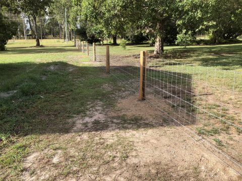 Dog Wire Fence by Fraser Coast Mini Excavations, Spraying & Rural Fencing